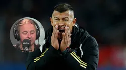 Coke Hevia aplaude al técnico de Colo Colo.