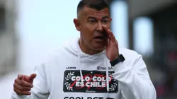 Jorge Almirón reveló el percance que sufrió Colo Colo en Paraguay. (Foto: Álex Díaz/Photosport)