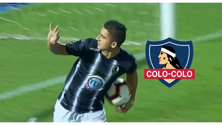 En su momento, el actual delantero de Colo Colo le hizo un provocador gesto a Cerro Porteño.