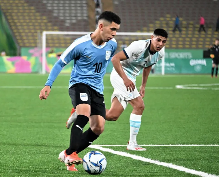 La Joya solo ha jugado en selecciones menores del Uruguay (Archivo)