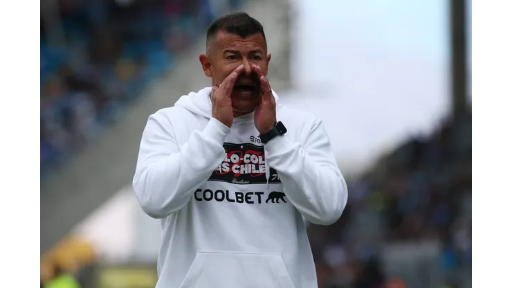 Jorge Almirón se refirió a su presente en Colo Colo. (Foto: Álex Díaz/Photosport)