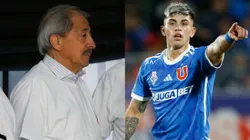 Leonardo Véliz elogia a Maximiliano Guerrero. (Foto: Photosport)