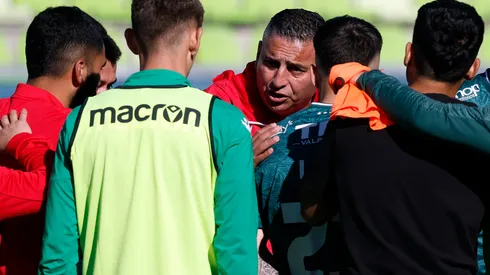 Jaime García realiza habla tras su estreno en Santiago Wanderers. (Foto: Photosport)
