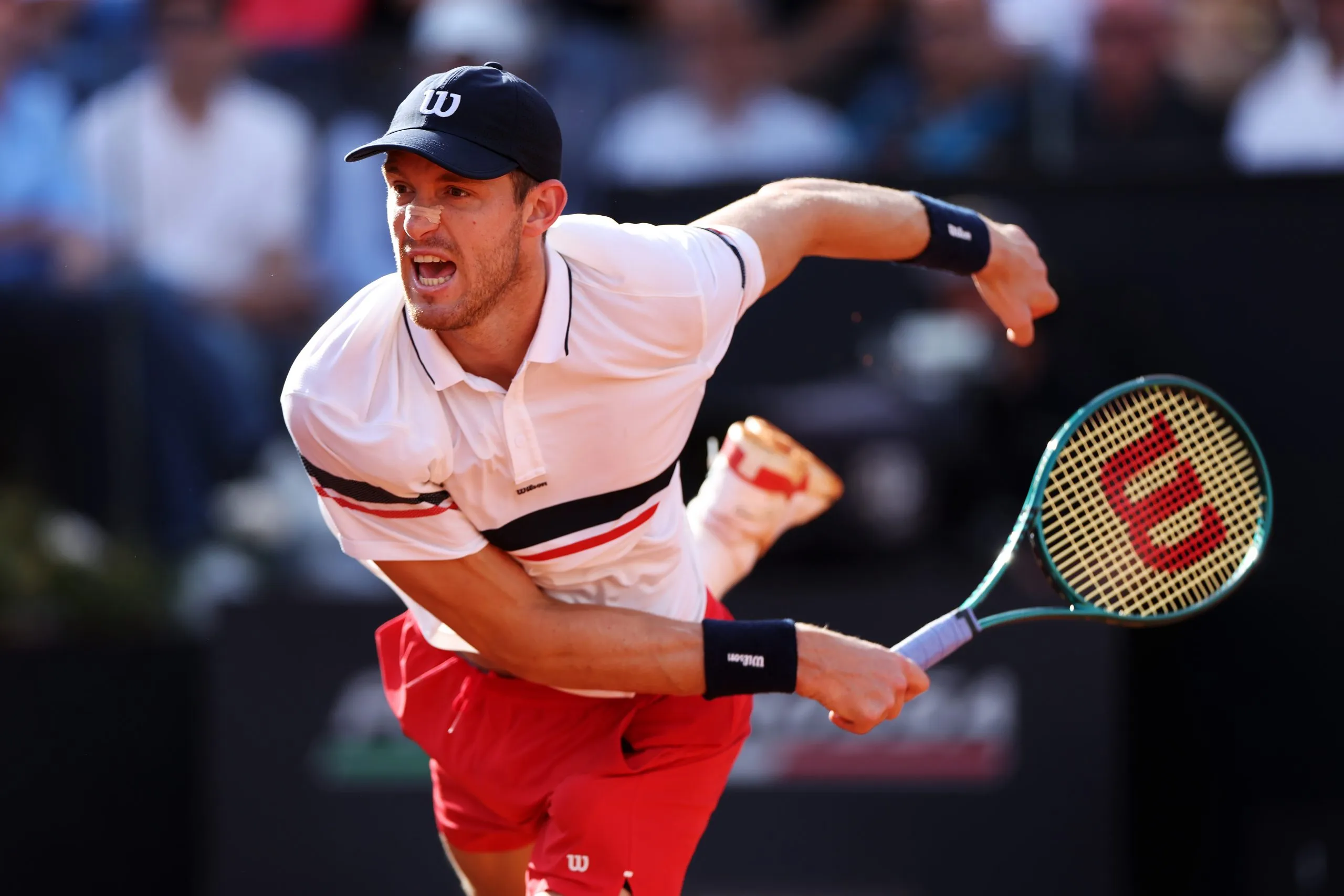 Nico Jarry desborda alegría tras convertirse en el abanderado de Chile (Photo by Dan Istitene/Getty Images)