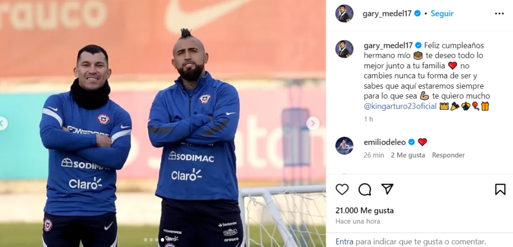 Una de las fotos que compartió Medel en Instagram | FOTO: Captura