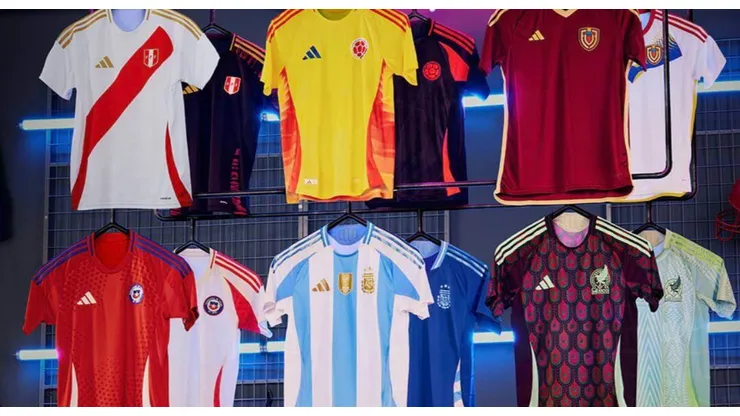 ¿Cuáles son las camisetas oficiales de los distintos países para la Copa América 2024?