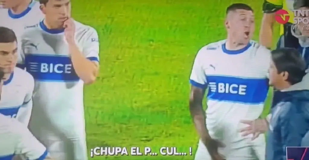 Los improperios de Castillo a Toselli. | Foto: TNT