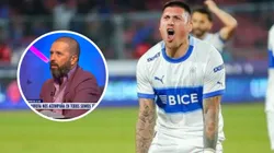 El ex futbolista no tuvo piedad alguna con los gestos de Nicolás Castillo