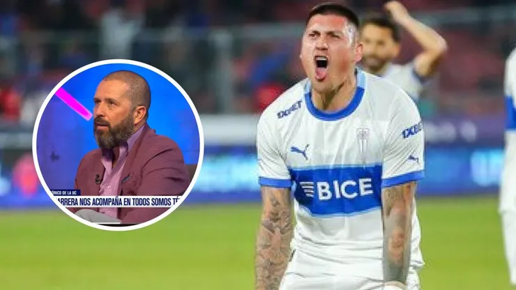 El ex futbolista no tuvo piedad alguna con los gestos de Nicolás Castillo