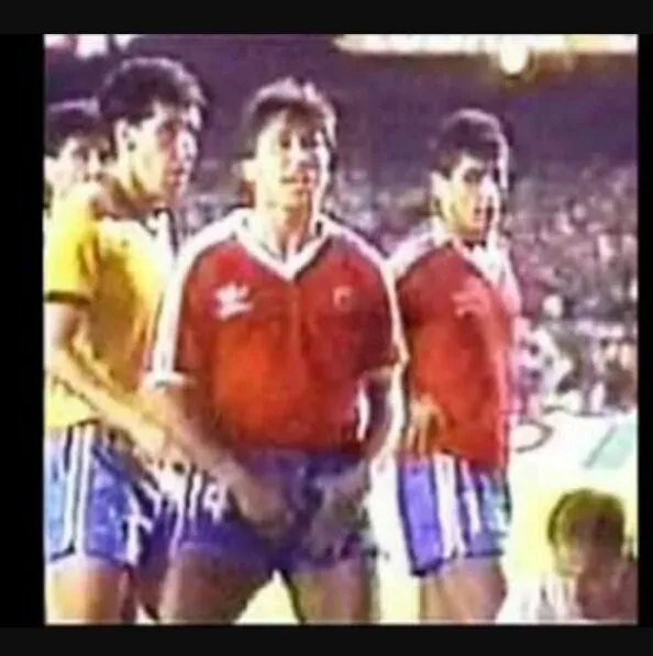 Pato Yáñez y su gesto en el Maracaná en 1989 (Captura)