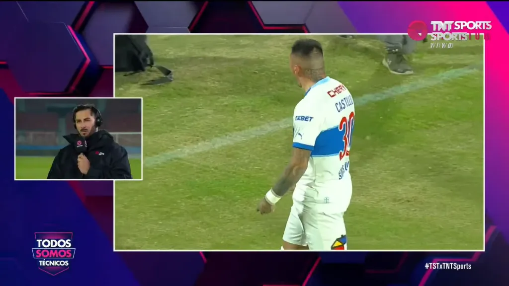 Johnny Herrera entregó su impresión sobre la actitud de Nicolás Castillo. (Foto: TNT Sports)