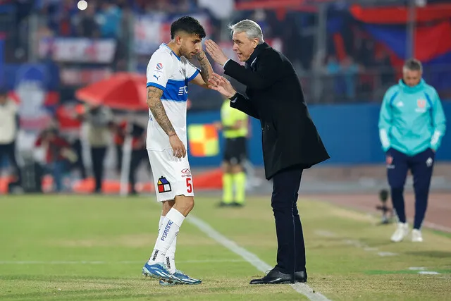 Nunes feliz por el triunfo ante la U | Foto: Photosport