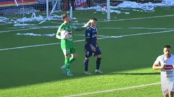 Polémica en el empate entre Provincial Osorno y Deportes Melipilla. (Foto: Captura)