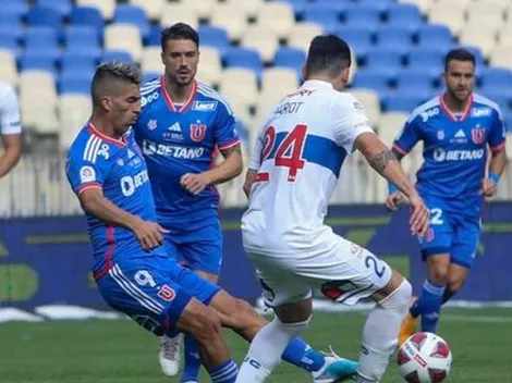 Formaciones de la U y la UC para el clásico
