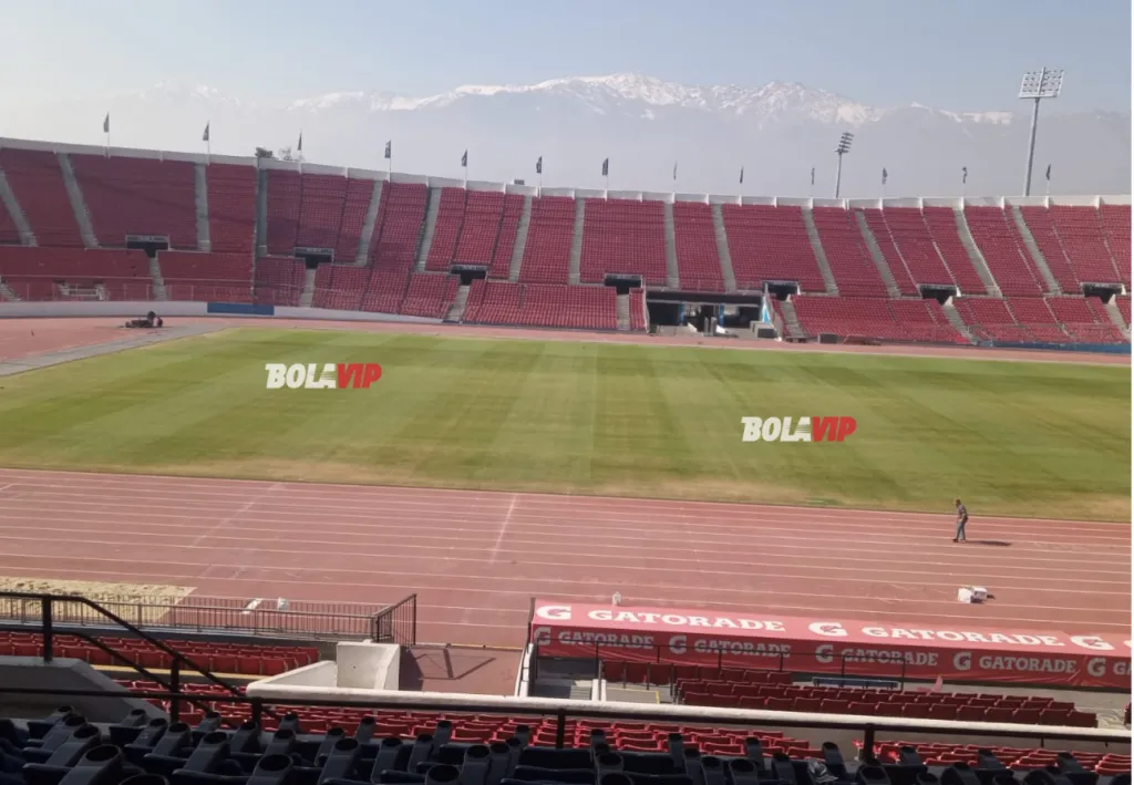 Así está el Estadio Nacional para recibir a Universidad de Chile.
