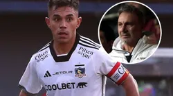 Marcelo Barticciotto aconseja a Vicente Pizarro en Colo Colo. (Foto: Photosport)