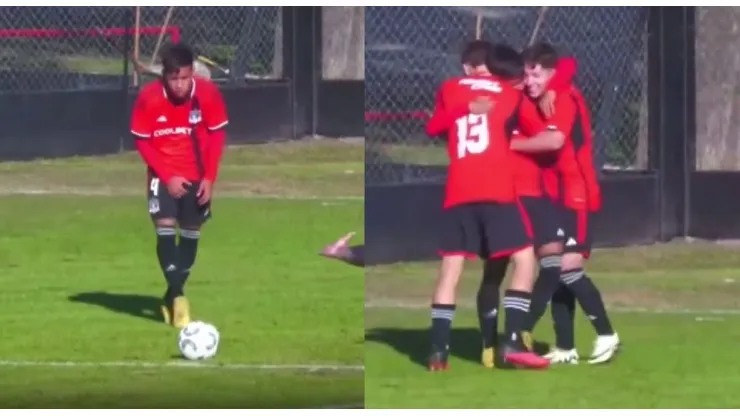 El lateral Benjamín Pérez sigue brillando en la juvenil de Colo Colo.