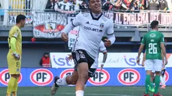 Damián Pizarro se matriculó con dos tantos en la victoria ante Audax Italiano (Foto: Dragomir Yankovic/Photosport)