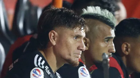 Leonardo Gil no fue parte del posible equipo titular que paró Almirón en la práctica del viernes (Foto: Dragomir Yankovic/Photosport)