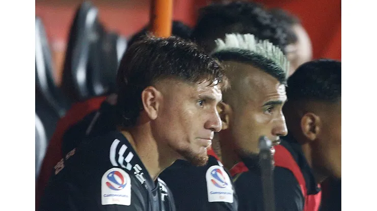 Leonardo Gil no fue parte del posible equipo titular que paró Almirón en la práctica del viernes (Foto: Dragomir Yankovic/Photosport)