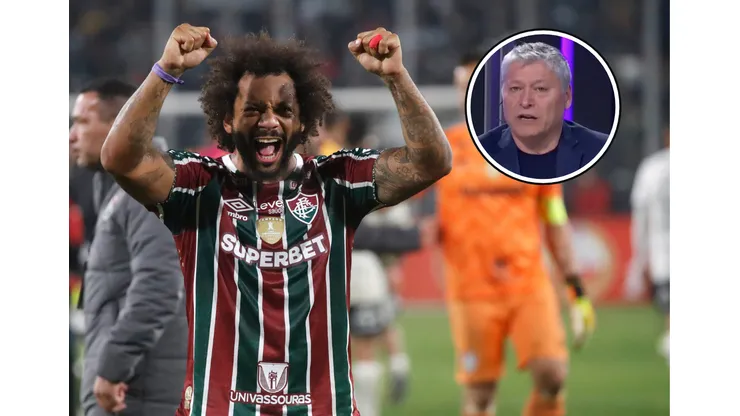 Pato Yáñez se lanzó contra Fluminense en su duelo ante Colo Colo.