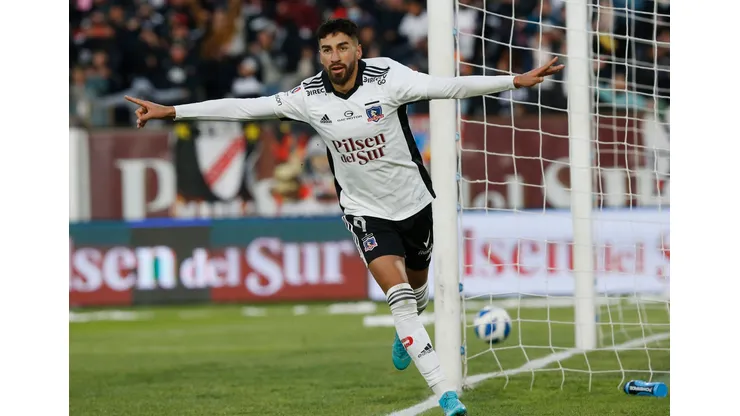 Juan Martín Lucero anotó 24 goles durante la temporada 2022 en Colo Colo. (Photosport)