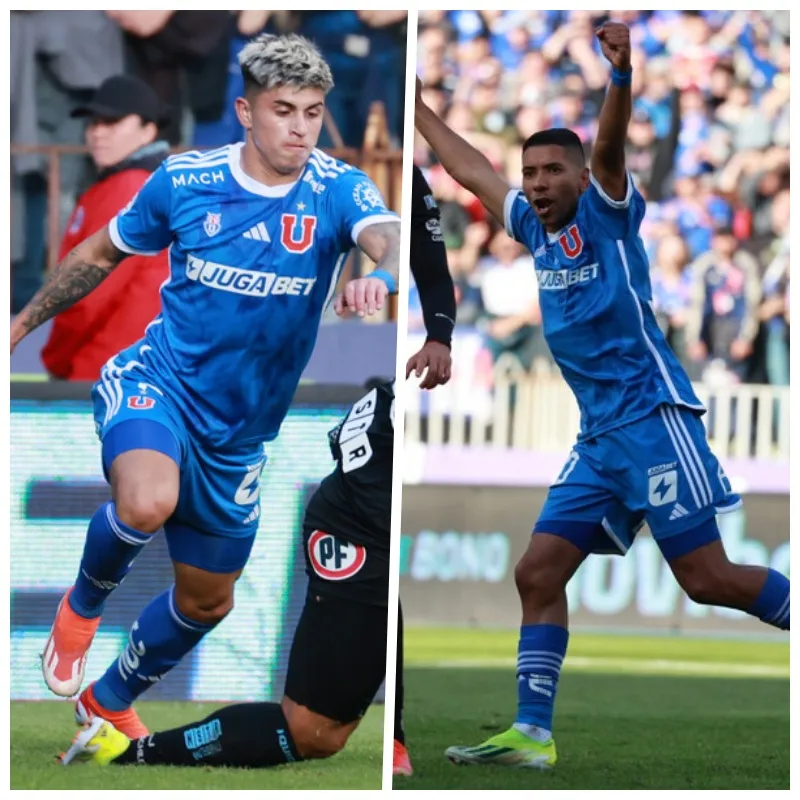 Guerrero tercero y Palacios segundo: Los otros destacados de la U ante Iquique (Photosport)