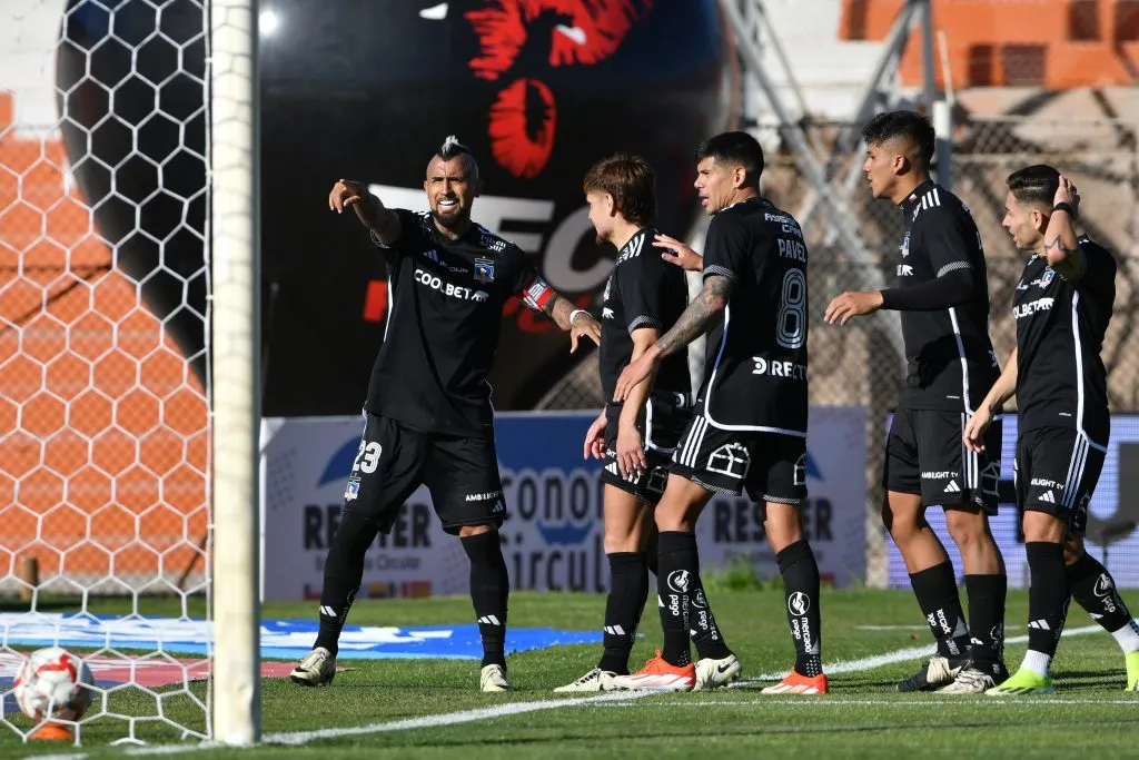 Arturo Vidal fue de los más destacado de Colo Colo ante Cobresal. (Foto: Alejandro Pizarro/Photosport)