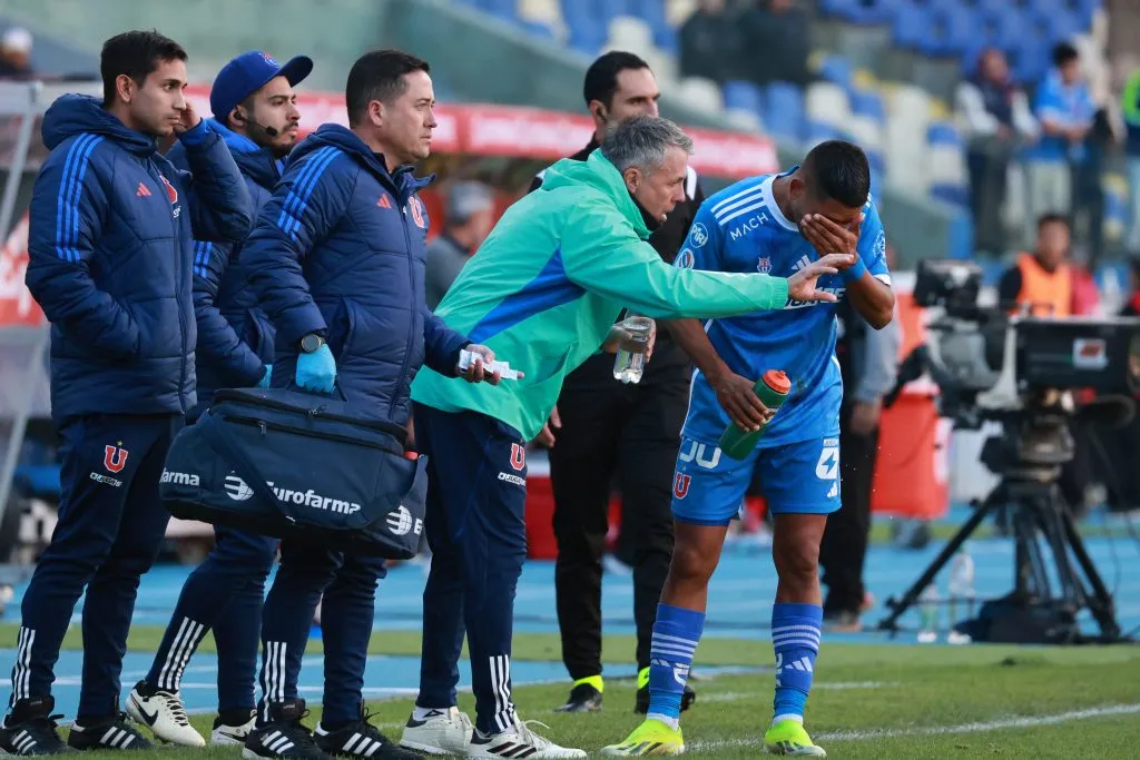Álvarez y la U pudieron rescatar un empate ante Iquique | FOTO: Eduardo Fortes/Photosport