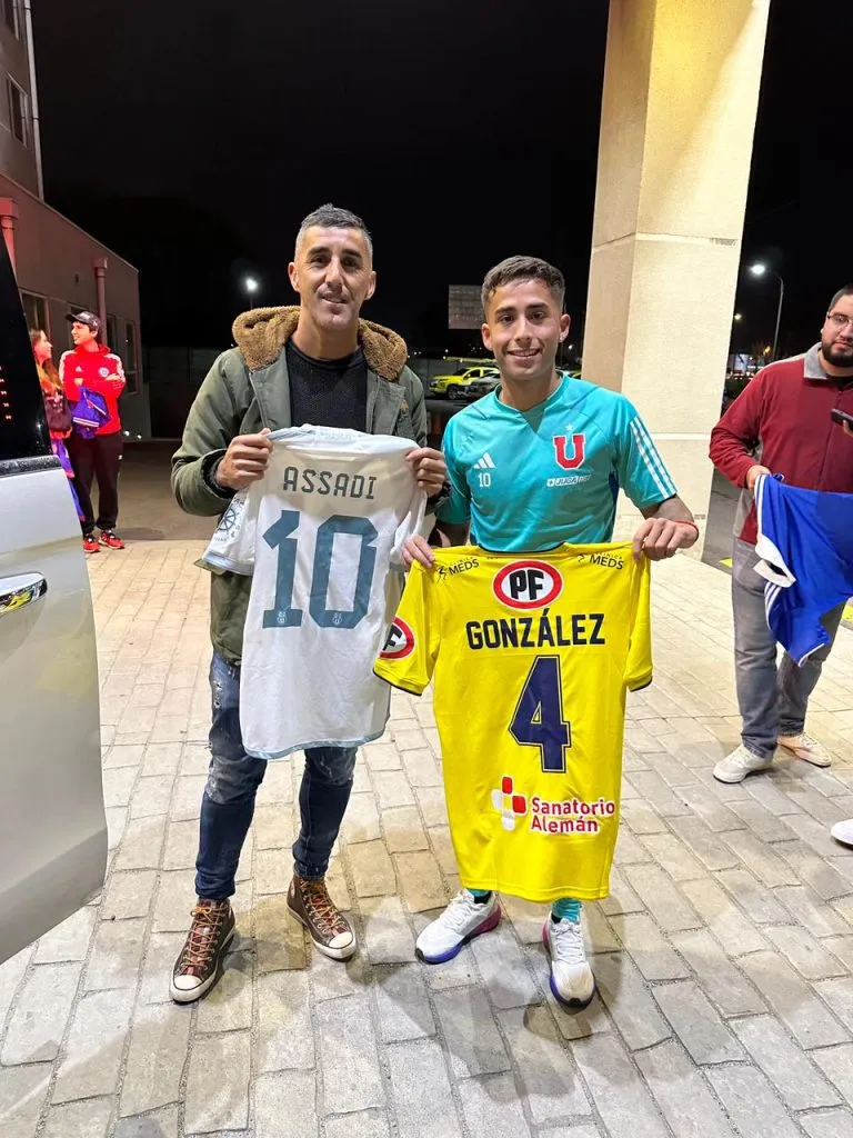 Rocky junto a Lucas Assadi este sábado (Archivo)