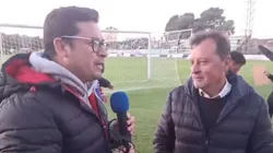 Fernández bromeó con el que será su próximo rival en Copa Chile.