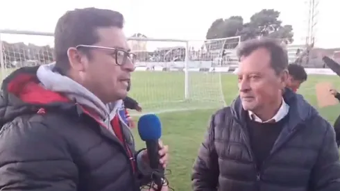 Fernández bromeó con el que será su próximo rival en Copa Chile.