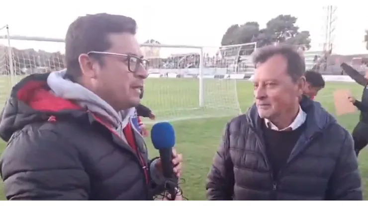 Fernández bromeó con el que será su próximo rival en Copa Chile.