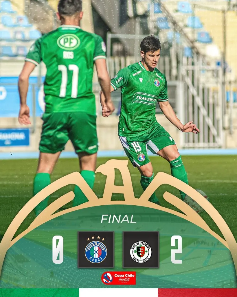 Audax Italiano quedó eliminado de la Copa Chile a manos de Deportes Santa Cruz. (Foto: @audaxitaliano)