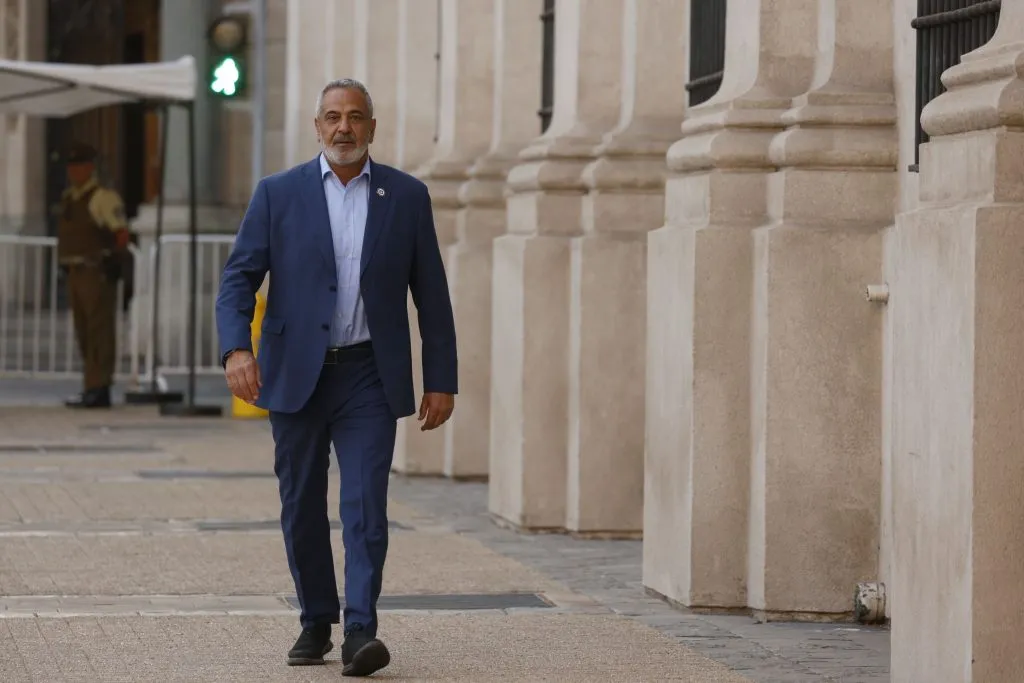Pablo Milad en La Moneda. (Foto: Photosport)