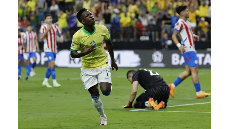 Brasil goleó a Paraguay en Las Vegas. (Foto: Kevork Djansezian/Getty Images)