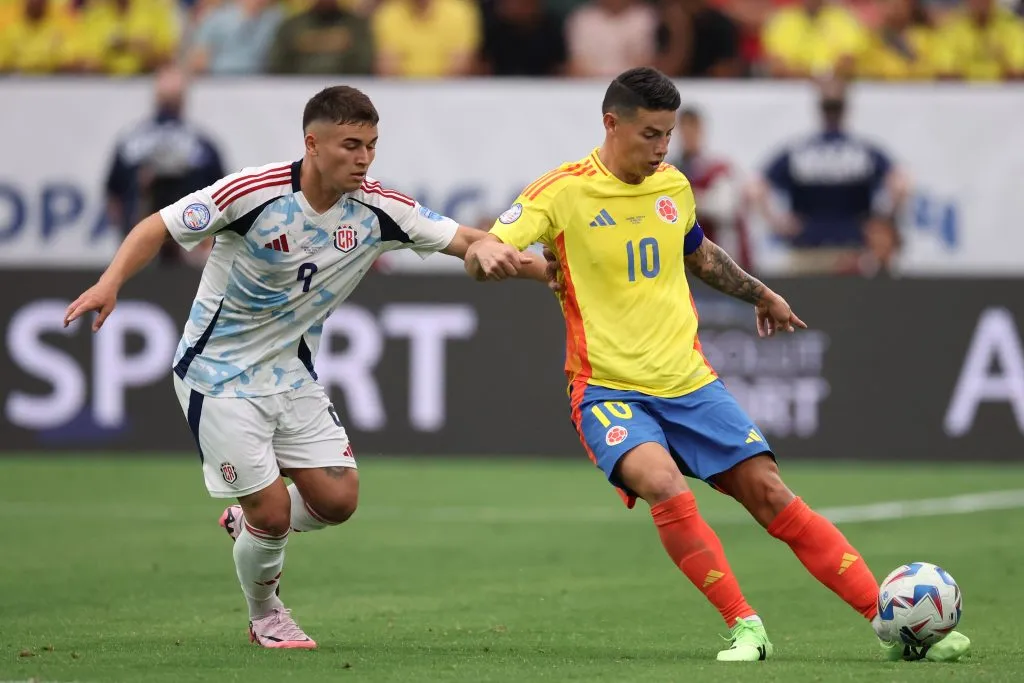 James Rodríguez volvió a brillar en la victoria de Colombia ante Costa Rica. (Foto: Chris Coduto/Getty Images)