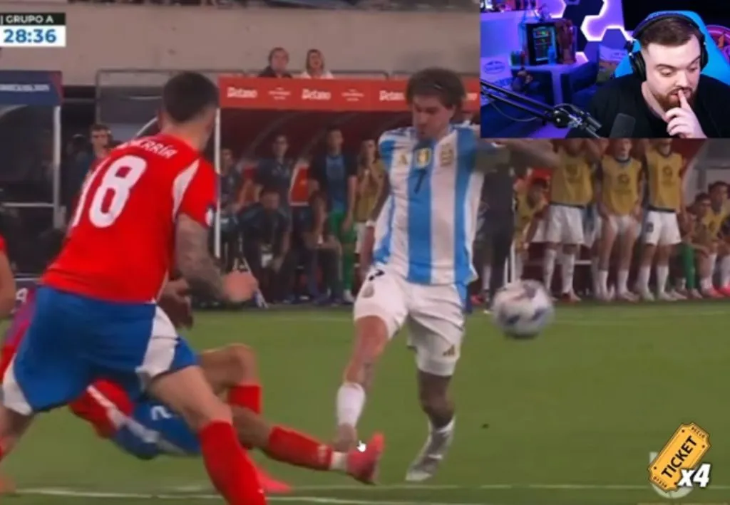 Esta fue la primera toma que analizó Ibai.