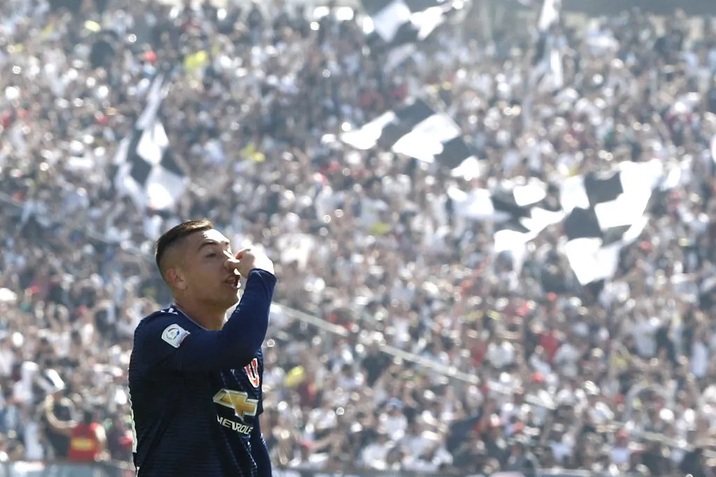 Rodrigo Echeverría es fiel hincha de Universidad de Chile.