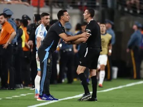 "Soy honesto": DT argentino reconoce ayuda arbitral contra Chile