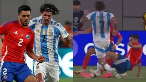 La jugada entre Rodrigo de Paul y Gabriel Suazo dio la vuelta al mundo.