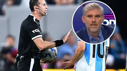 Manuel De Tezanos se lanzó contra el árbitro Andrés Matonte. (Foto: Photosport)