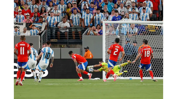 La selección chilena cayó ante Argentina