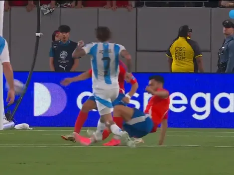 Video: El terrible pisotón de Rodrigo de Paul a Gabriel Suazo