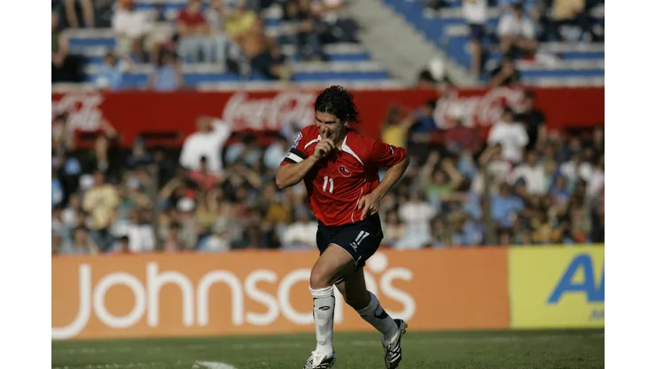 Marcelo Salas llegó a ver a La Roja a Nueva Jersey.