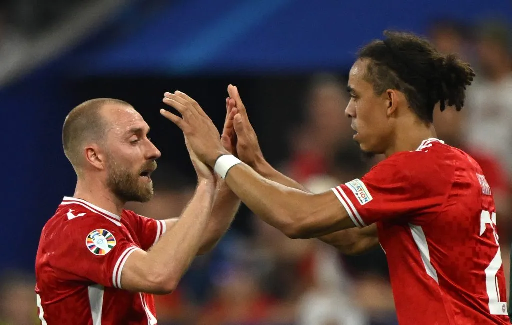 Dinamarca clasificó segundo en el grupo C de la Eurocopa 2024.