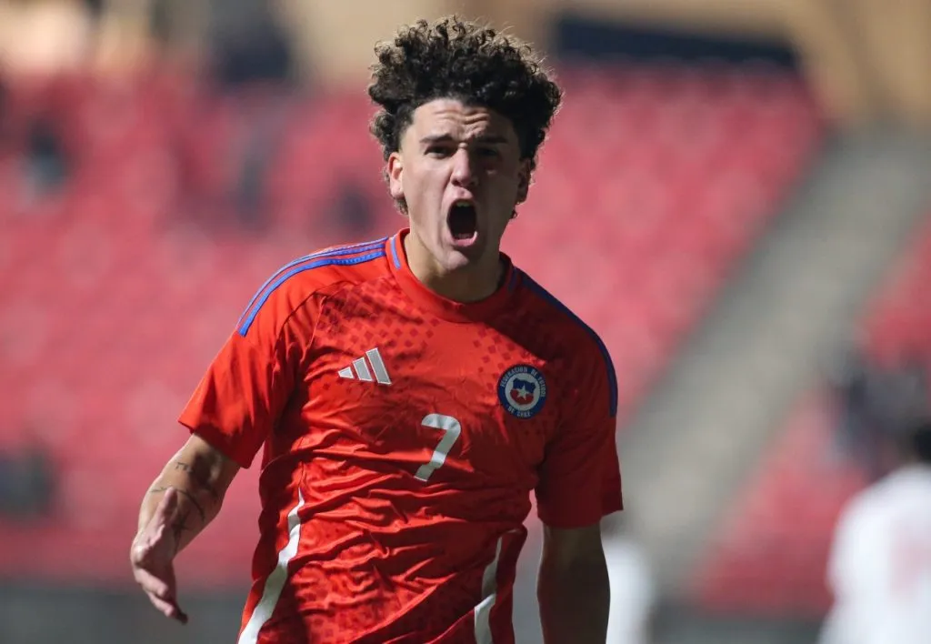 Favián Loyola convirtió dos goles con la Selección Chilena Sub 20. (Foto: @LaRoja)