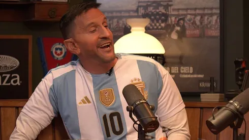 Stefan Kramer sorprendió con notable imitación a Leo Messi.