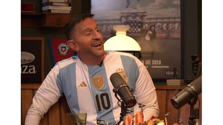 Stefan Kramer sorprendió con notable imitación a Leo Messi.