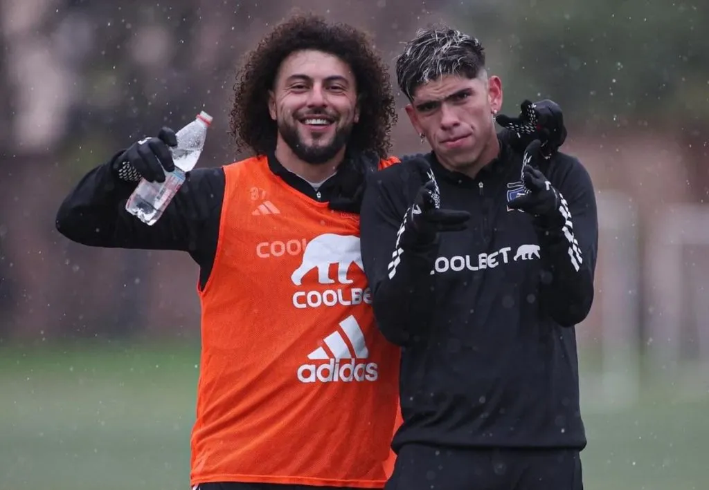 Maximiliano Falcón volvió a entrenar con normalidad en Colo Colo.